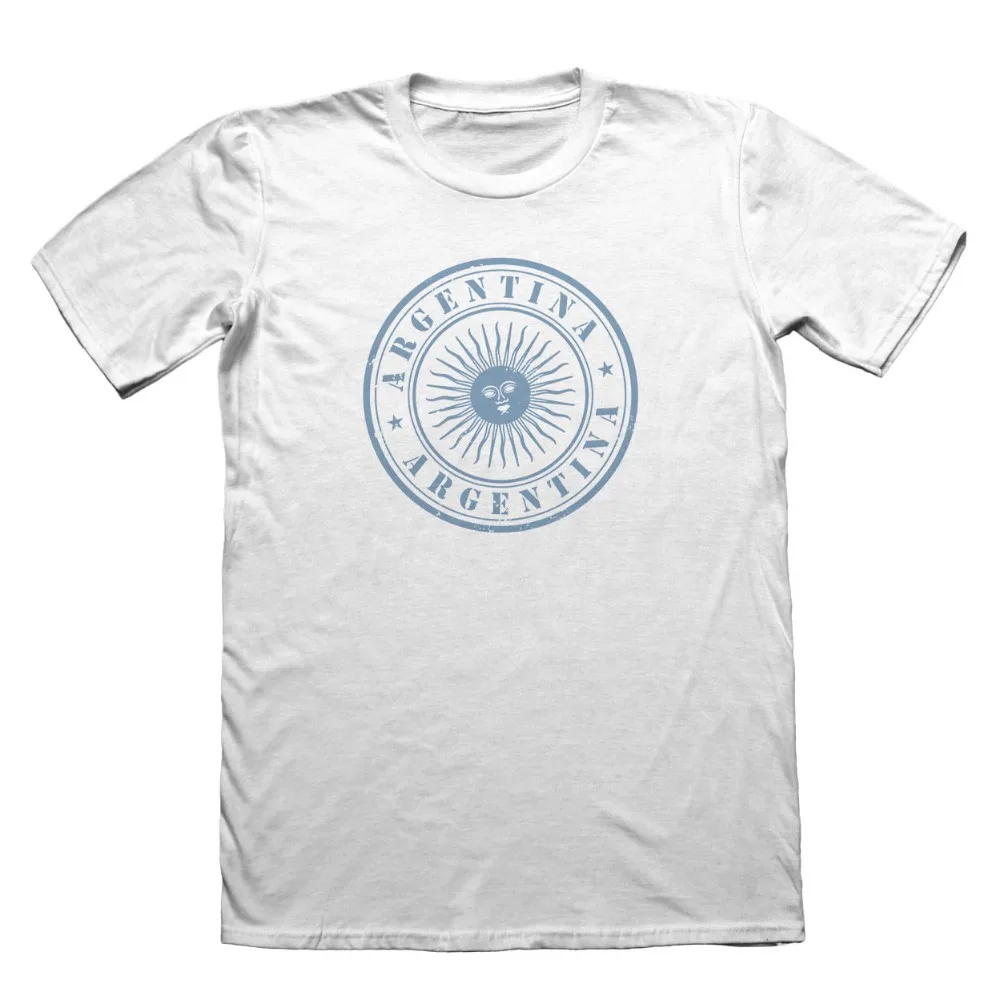 2019 New Summer Cotton Men Tee Shirt Argentina Sun Design T-Shirt - Funny Men's Gift Fashion T-shirt |