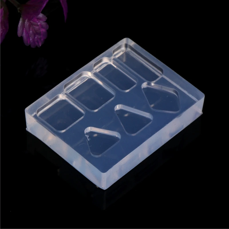 

JAVRICK DIY Clear Silicone Mold Making Jewelry Beads Resin Casting Rectangle Mould Tools NEW