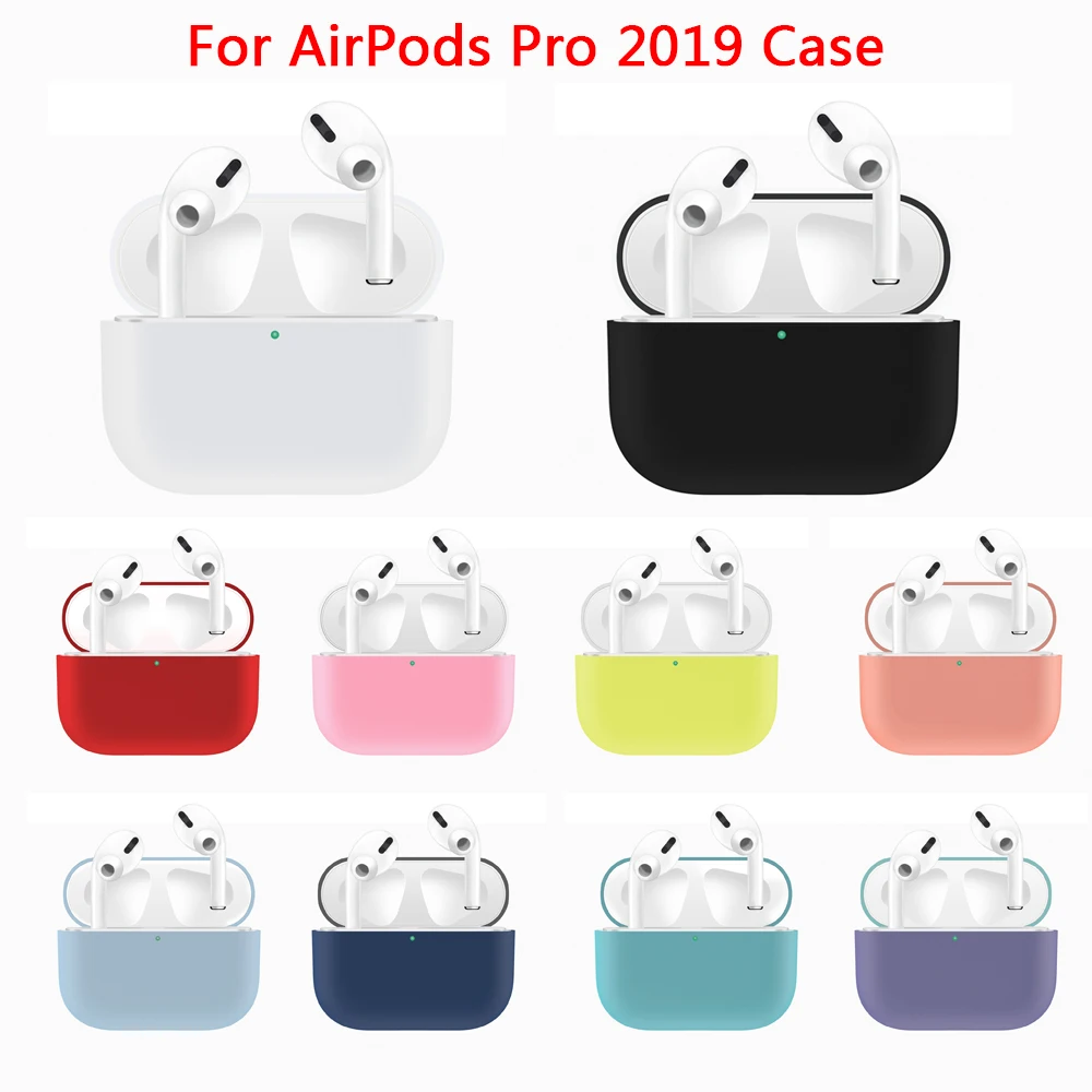 Для Apple AirPods Pro Чехол силиконовый Bluetooth беспроводной TWS наушники защитный чехол для Air Pods Pro чехол противоударный