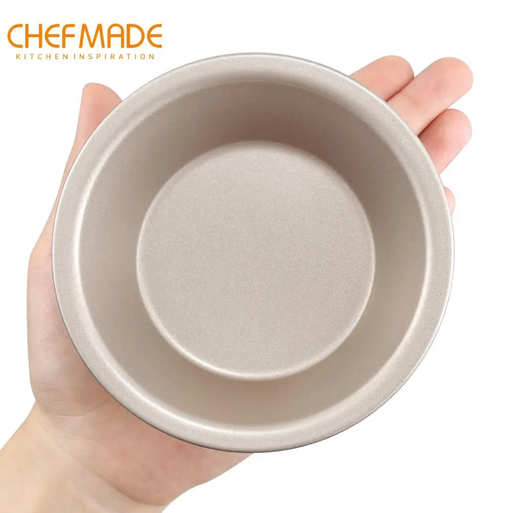 CHEFMADE мини пирог Пан набор 4 дюймовый с антипригарным покрытием круглый хлеб и