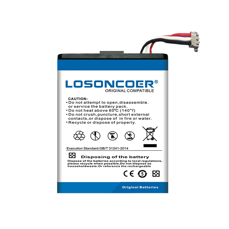 Аккумулятор LOSONCOER PSV2000 3200 мАч для SONY Сменный аккумулятор ремонта 4 451 971 01 SP86R PS Vita 2007