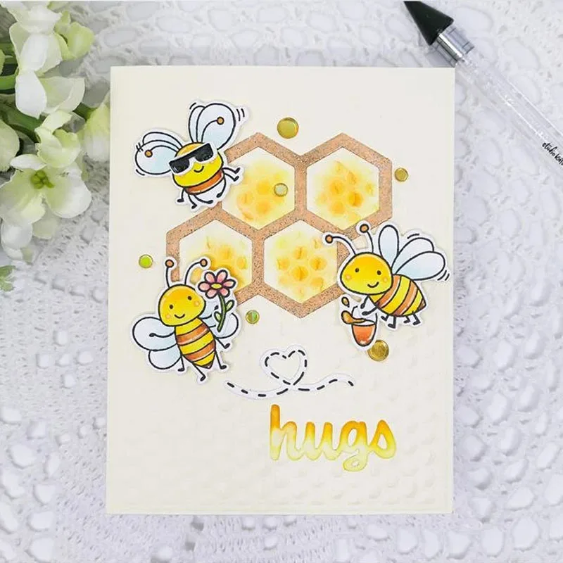 Квадратные сердца круглый бант-номер буквы алфавита соты металлические Вырубные