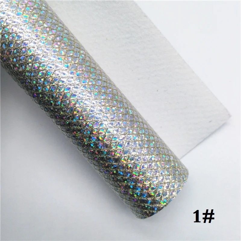 1 Glitterwishcome 21X29 см A4 размер винил для бантов переливающийся Блестящий Бриллиант кожа Fabirc искусственная кожа листы для бантов, GM650A - Цвет: 1