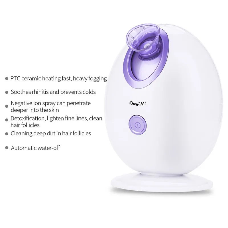 

Electric 90ml Nano Mist Facial Steamer Deep Cleanser Moisturizing Steam SprayerMachine Face Spa Skin Whitening Care Tools