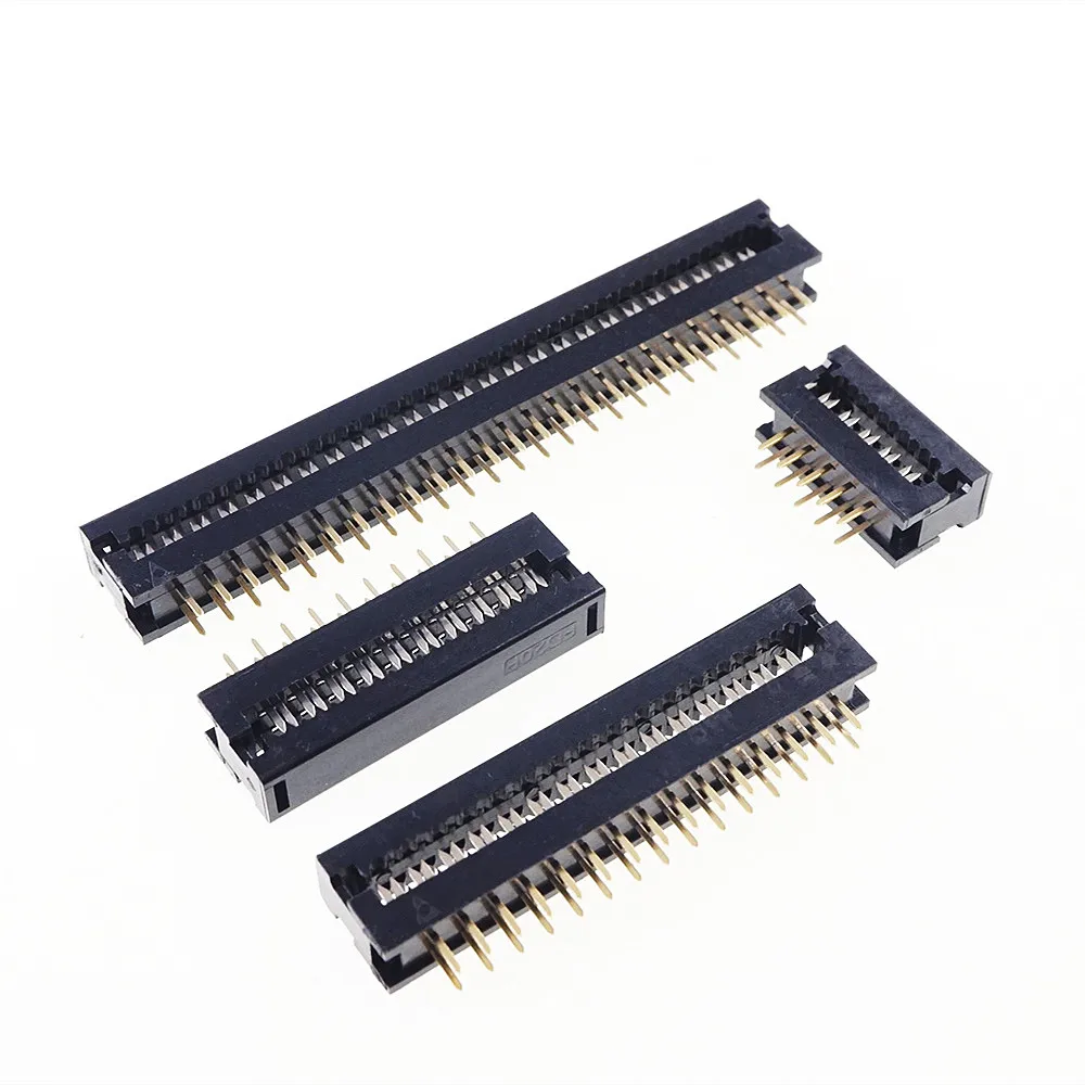 50 шт. Плоский Кабель-адаптер DIP Plug FD 0 10 дюйма шаг 2 54 мм 6 8 12 14 16 18 20 24 26 30 34 40 60 64 Pin 1 27 -