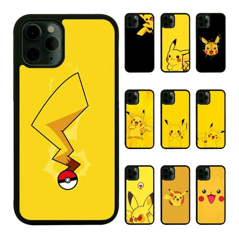 

Pokemon Pikachu Phone Case For iPhone 13 12 11Pro Max 11 XR XS Max X 8 7 6 6S Plus Mini SE 2020 hard Fundas