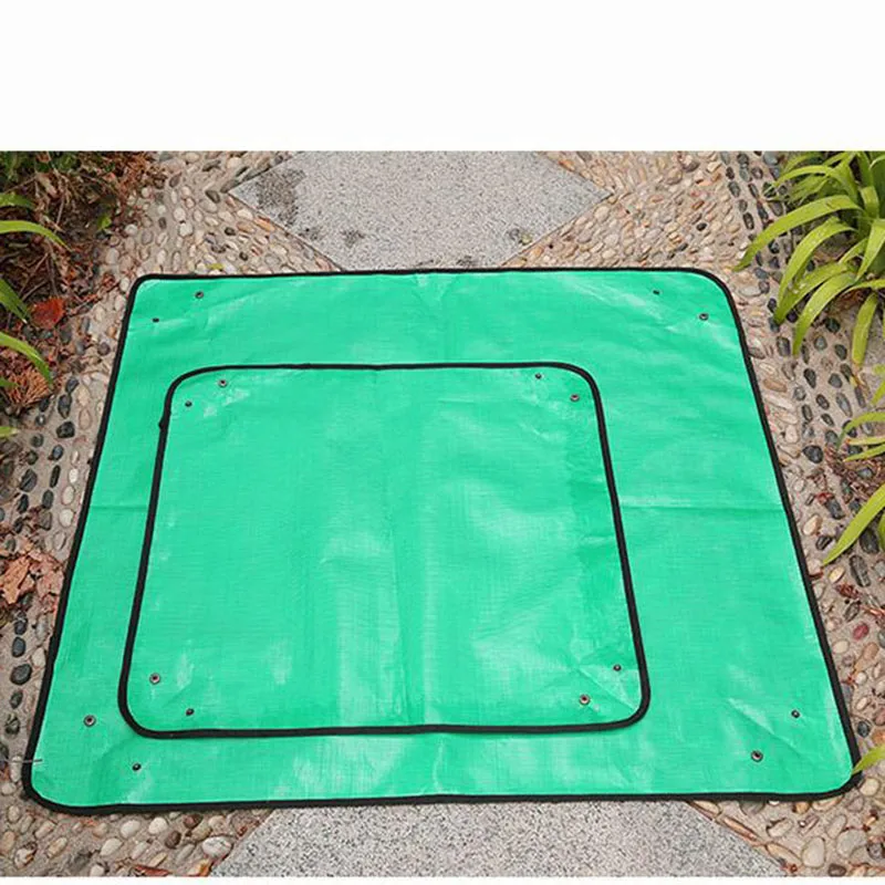 

68CM 100CM Planting Mat PE Gardening Potting Mat Waterproof Reusable Flower Gardening Mats Transplanting Foldable Cushion Pad