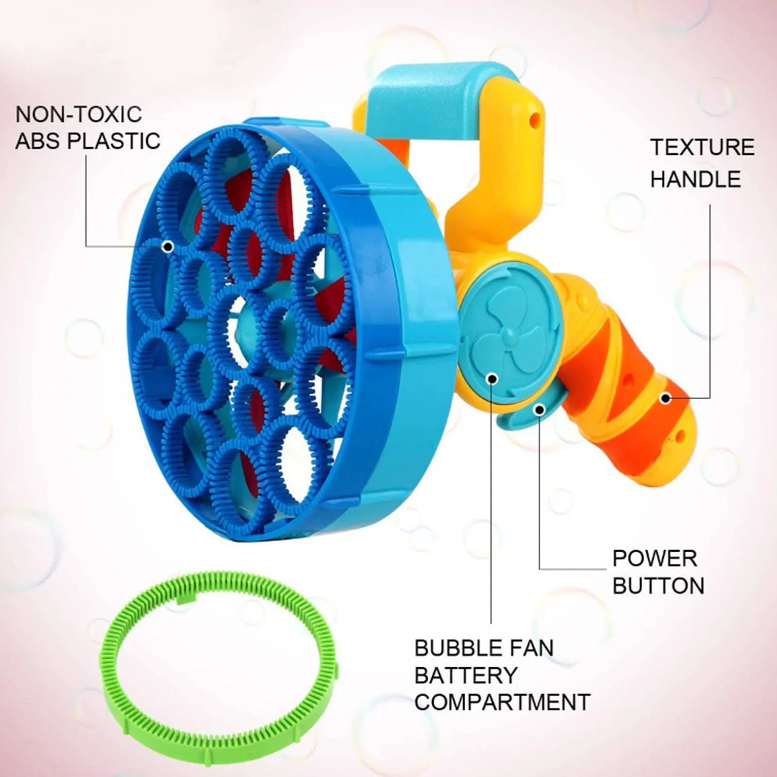 

Bubble 2 In 1 Outdoor Party Atmosphere Conversion Automatic Electric Bubble Machine bubble Maker fun Outdoor Toy for children #7
