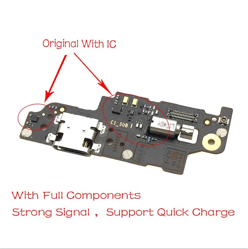 Новинка для Letv Cool 1 Dual Leeco Coolpad Cool1 USB зарядное устройство зарядный порт док-станция с вибропанелью Модуль гибкий кабель - Цвет: Original With IC