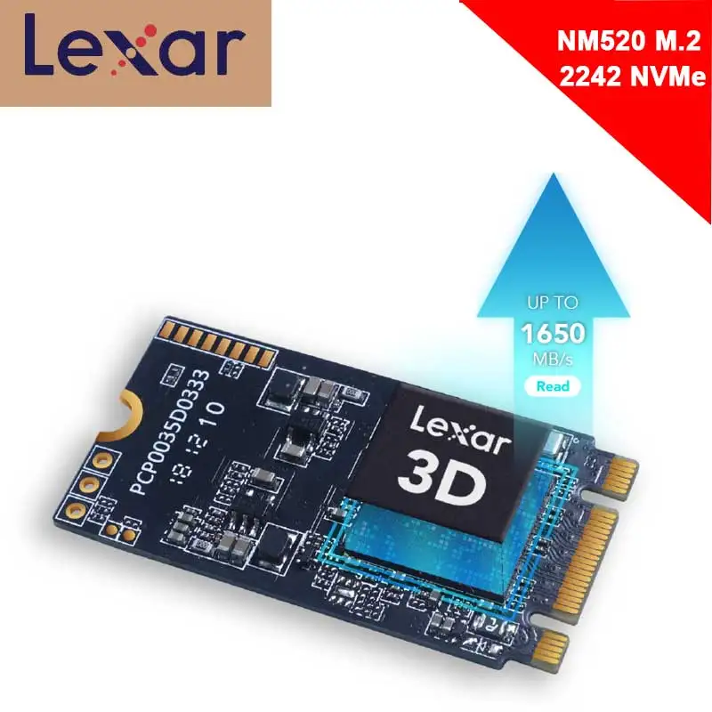 Lexar жесткий диск Накопитель SSD с протоколом Nvme M2 2242 512 ГБ M.2 HDD HD 128 256 Гб для ноутбука