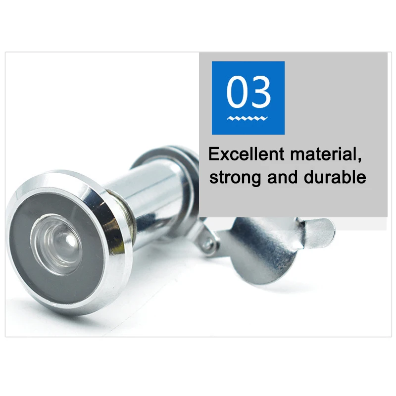 Нержавеющая сталь дверного просмотра с крышкой один способ 180 220 градусов