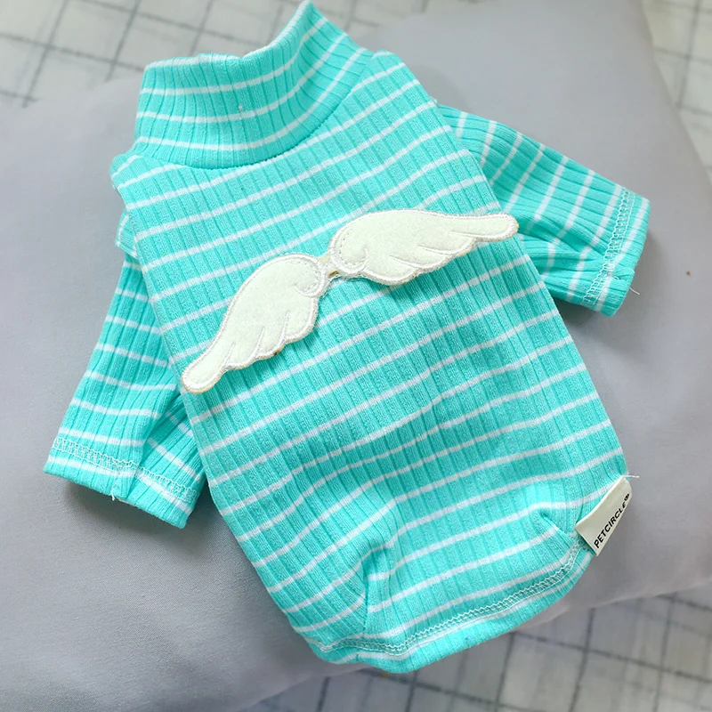 

Dog T-shirt Spring Summer Dog Clothes Tee Shirt Pomeranian Poodle Bichon Schnauzer Puppy Clothing Small Dog Costume Outfit Shirt