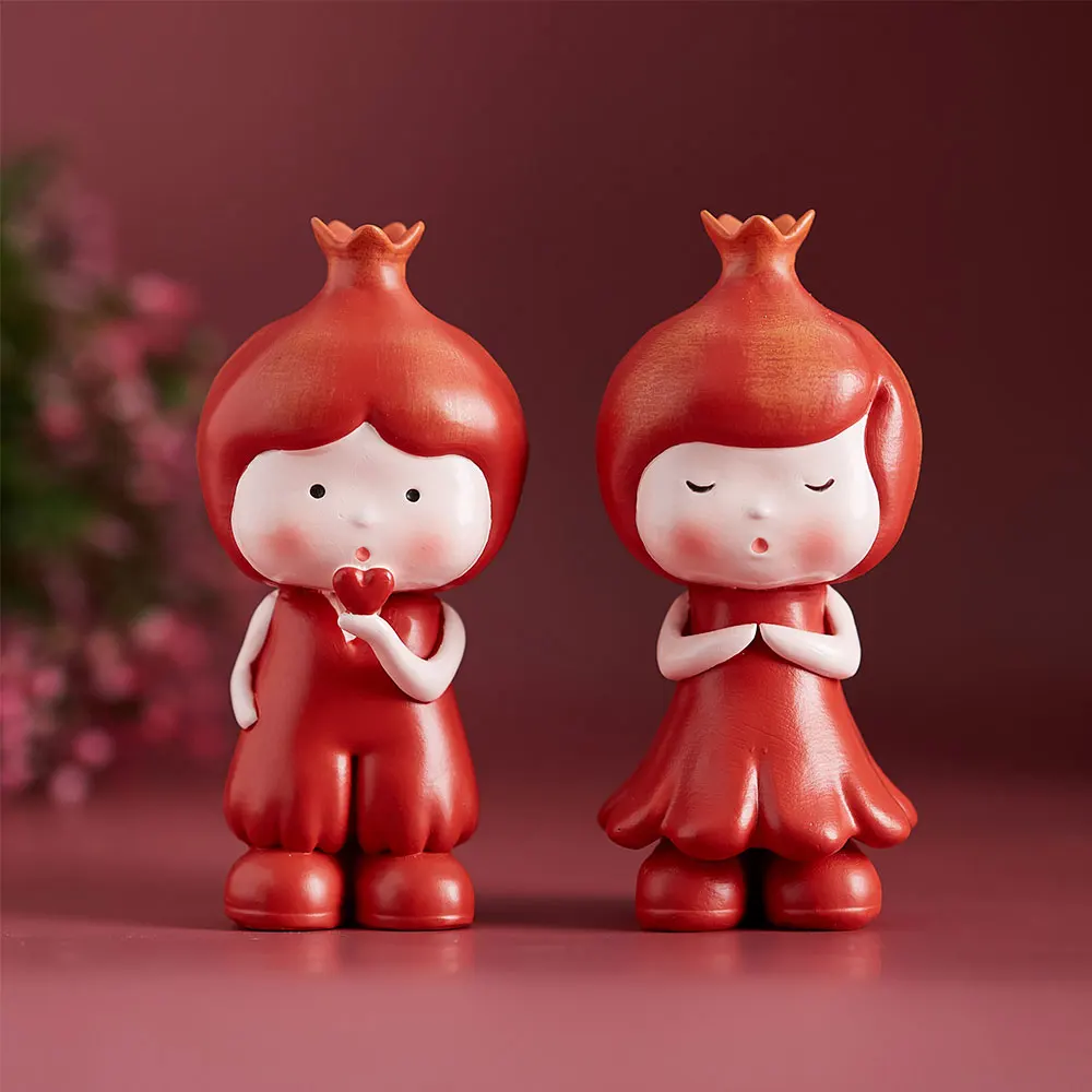 Креативные Мультяшные резиновые пары красивые настольные украшения украшение
