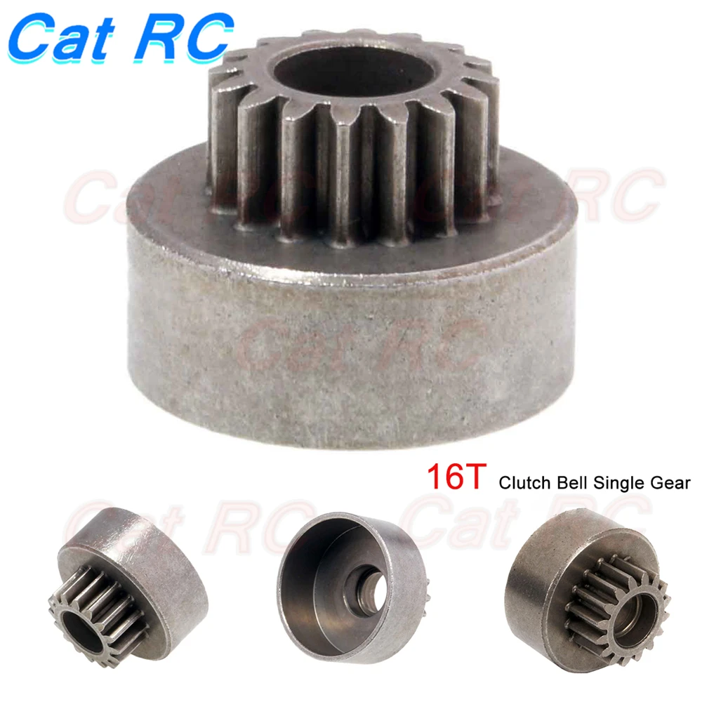 

HSP 02107 колокольчик сцепления с одной передачей 16T для 1/10 94122/9416694108 94188 9410 Nitro работает на дороге RC Drift Car RC автозапчасти catRC