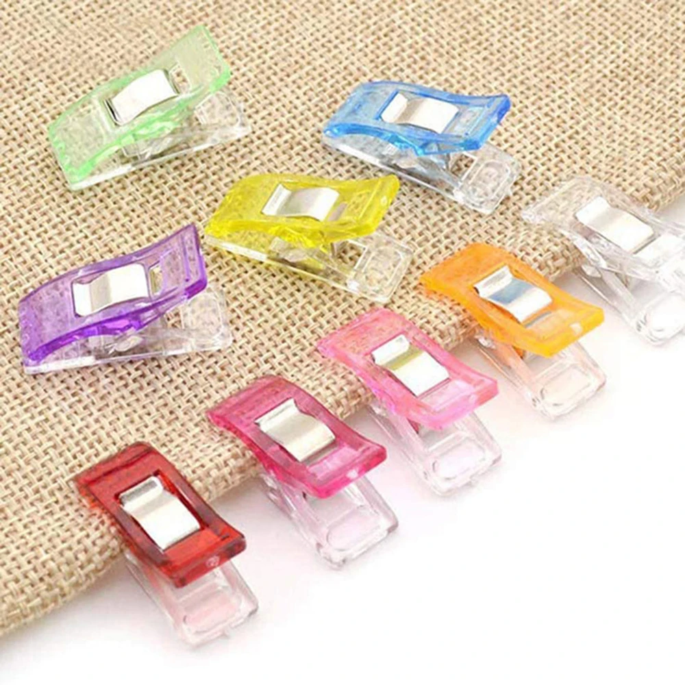 Прищепки для рукоделия. Зажимы для шитья. Клипсы для шитья. Зажимы для шитья. Пластиковый зажим для ткани.