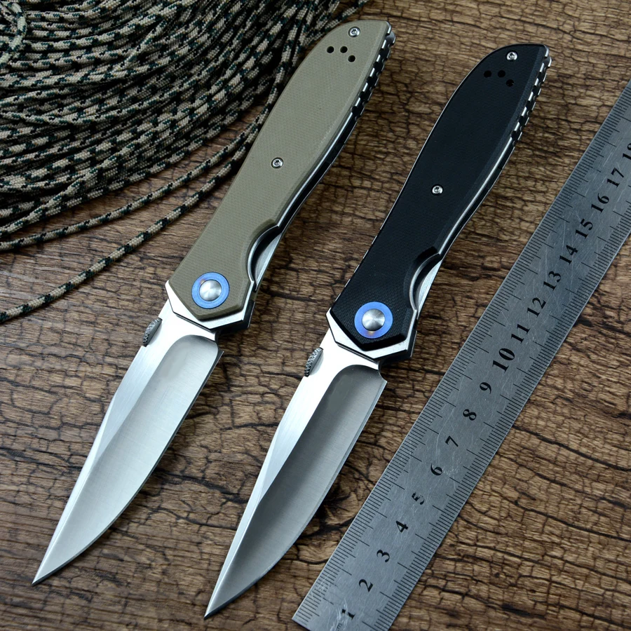 ZT0372 складной карманный Флиппер нож атласное лезвие G10 ручка для кемпинга охоты