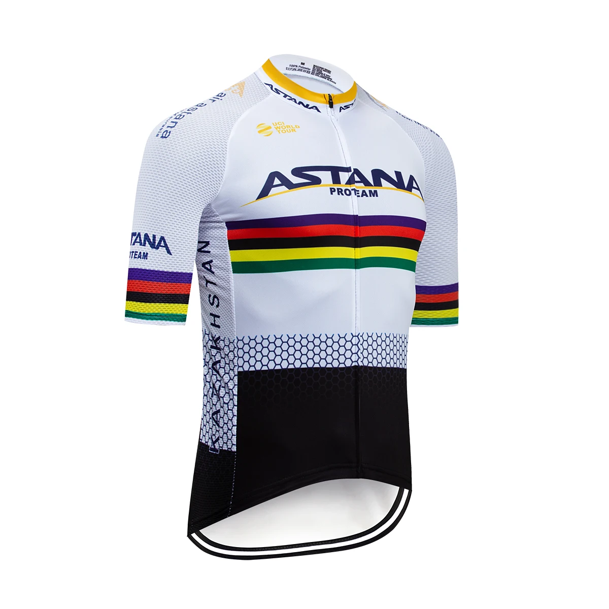 

2020 Champion Cycling Jersey Pro Team Astana Bike Jersey Set Breathable Racing Sport Mtb Bike Jerseys Cycling Clothing Triathlon