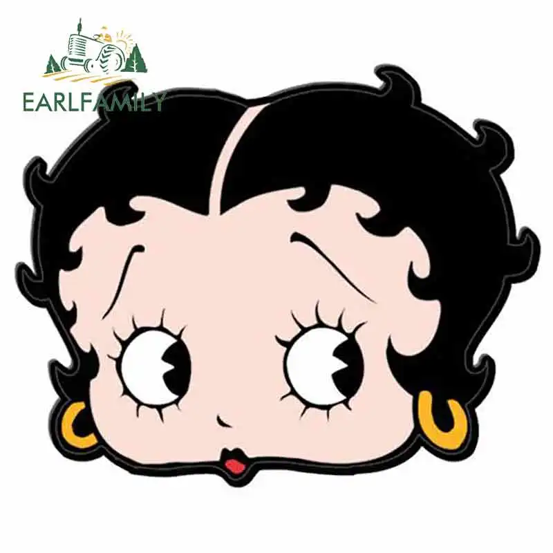 EARLFAMILY автомобильные наклейки 13 см x 10 2 для автомастера Бетти боп аниме виниловые