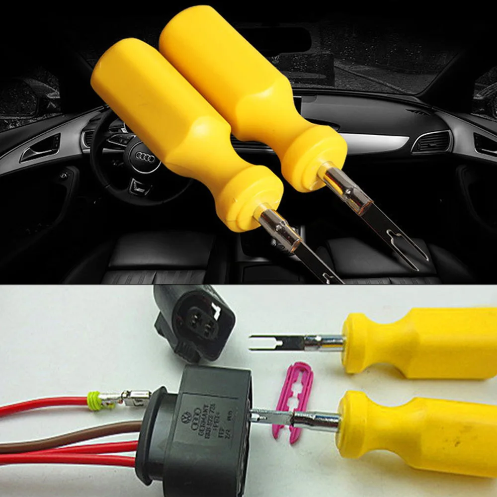 

Инструмент для снятия автомобильной клеммы комплект, набор для вытаскивания штифтов из проволоки, Ретрактор иглы, съемник стилуса, ручной инструмент для ремонта для Volkswagen Audi Costa