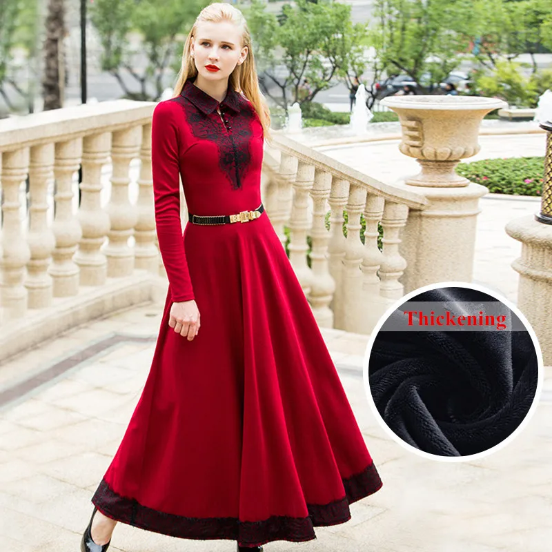 Женское длинное кружевное платье макси красные вечерние платья размера плюс 3xl 4xl