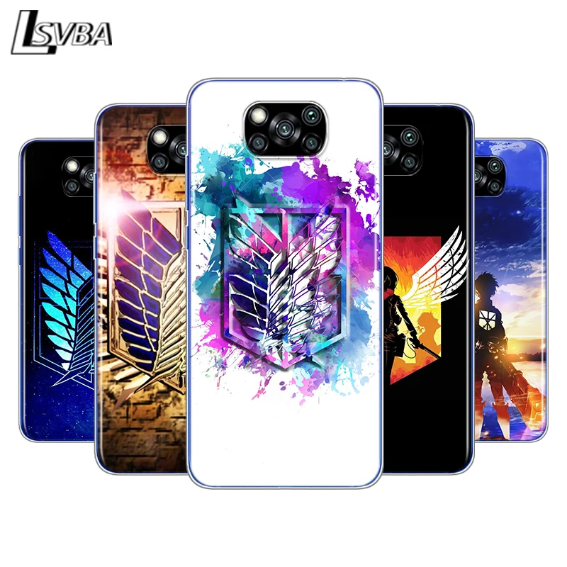 

Anime Attack On Titan For Xiaomi Poco X3 NFC C3 F2 F1 M3 M2 X2 11 10T Note 10 8 Mi Play A2 5 Lite Pro Phone Case