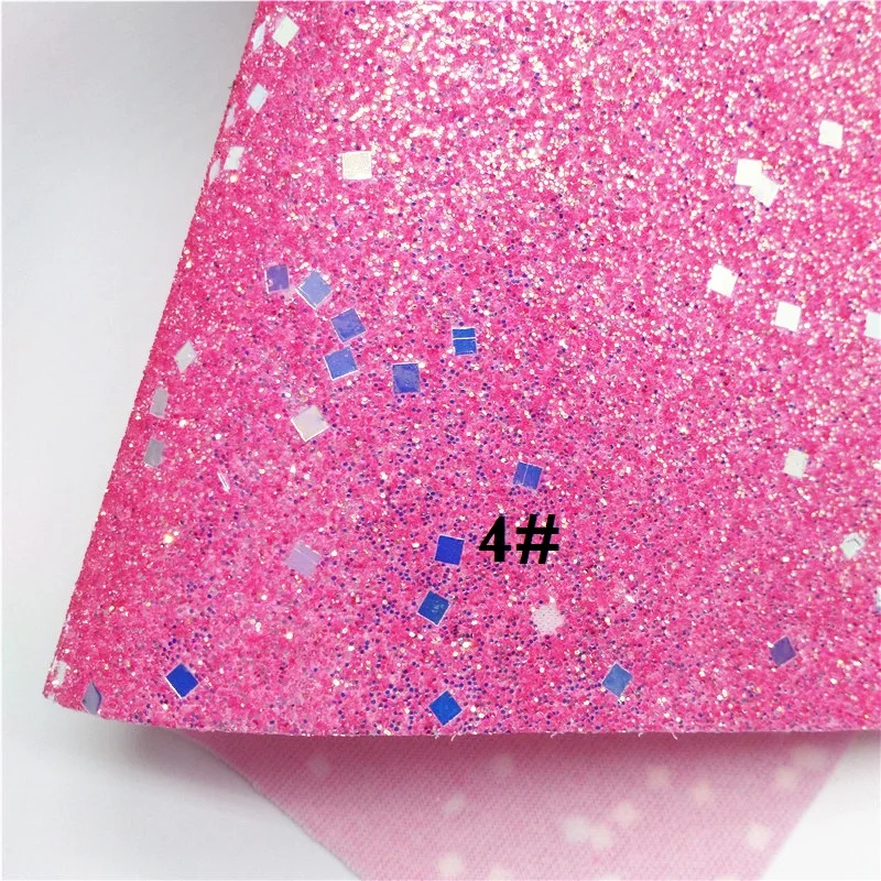 4 Glitterwishcome 21X29 см А4 Размер синтетическая кожа, неоновая массивная блестящая кожа, искусственная ткань из искусственной кожи винил для бантов, GM562A - Цвет: 4