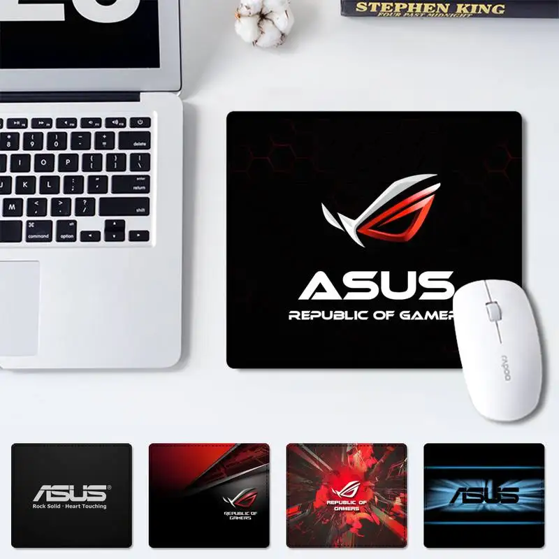 

Non-slip ASUS Logo office Mat Keyboard Mat Desk Durable Desktop Mousepad Rubber Gaming Small Mouse Pad Office Mouse Mat