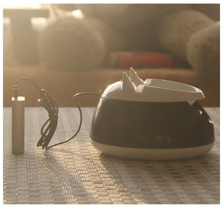 Питомец автоматический питьевой фонтан для кошки собаки светящийся водяной