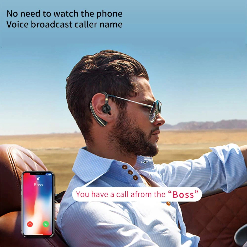 Samload Bluetooth гарнитура 30 часов воспроизведения беспроводные наушники для сотового