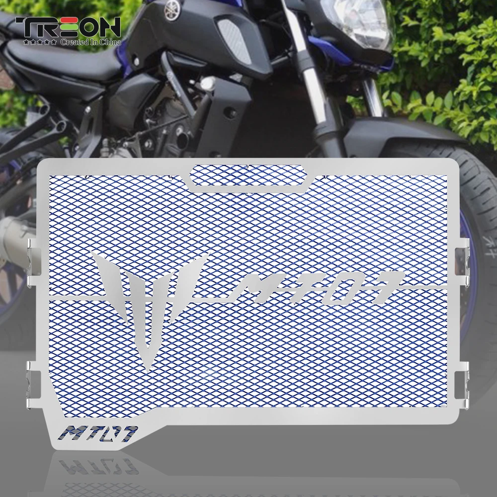 

mt07 accessories MT07 2014-2019 Motorcycle Radiator Protective Cover Grill Guard Grille Protector For Yamaha MT-07 FZ-07