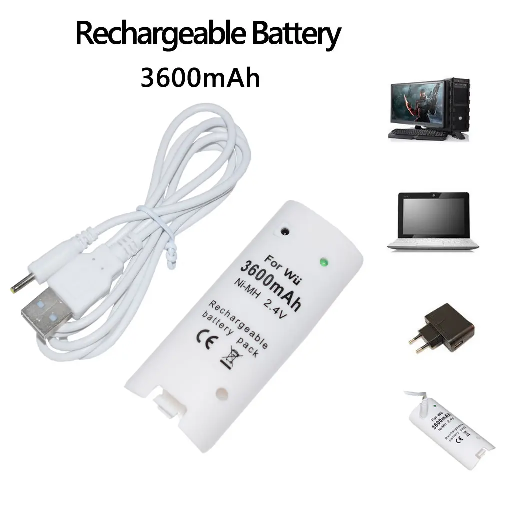 Аккумуляторы 2 шт. никель-металлогидридные с кабелем для пульта дистанционного