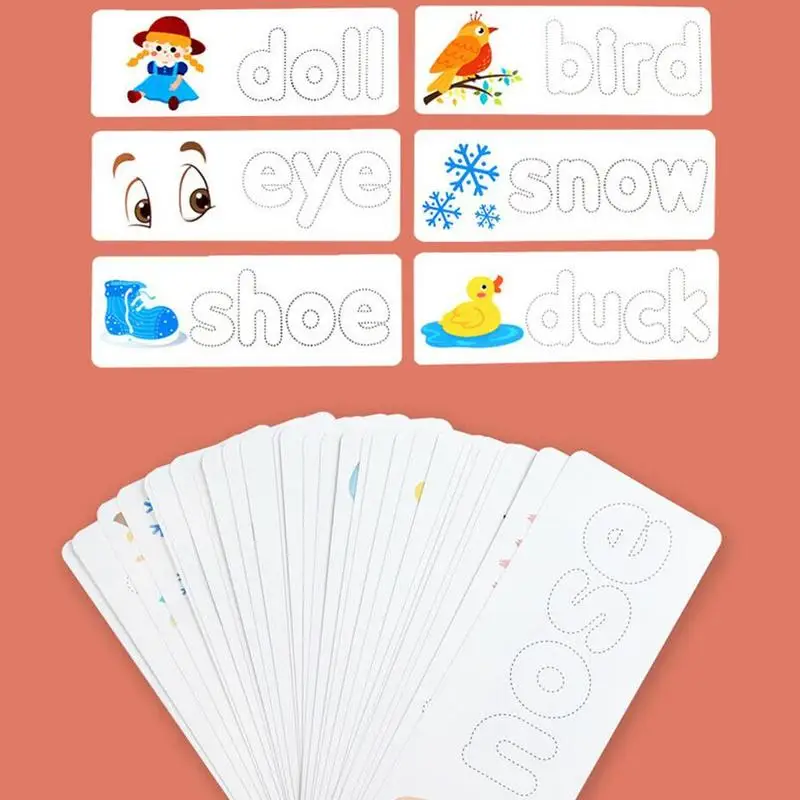 

1 Set English Alphabet Letters Number Wood Early Education Cognitive Words Spelling Practice Word Gametoys for Children