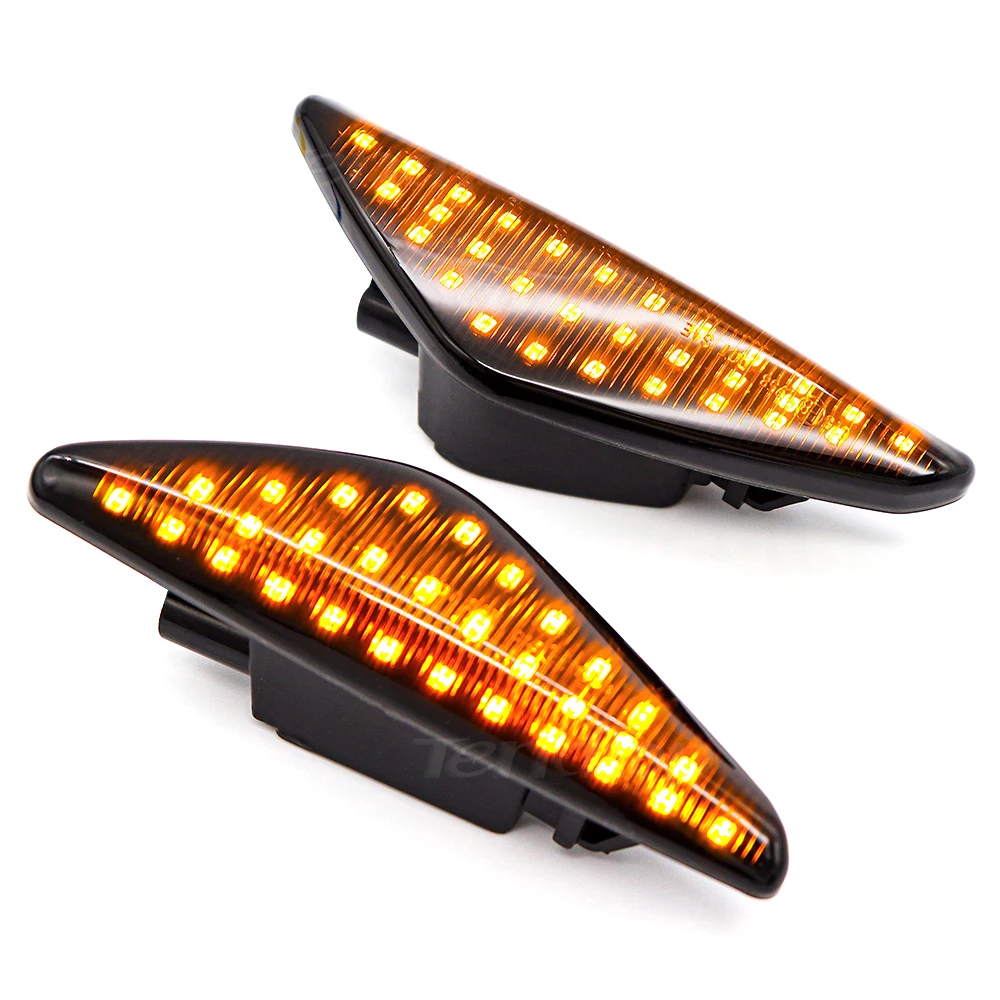 2pcs LED Dynamic Turn Signal Light Fender Front Side Marker Lamps For BMW X3 F25 X5 E70 X6 E71 E72 2008-2014 Car Accessories - купить по