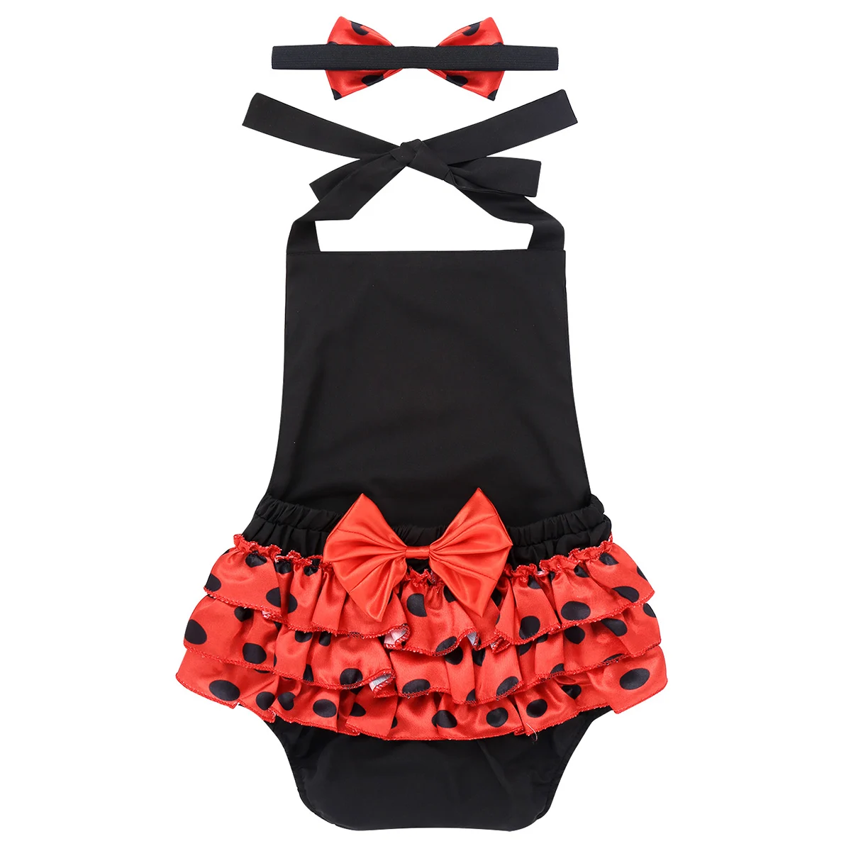 Хэллоуин новорожденный младенец девочка жук буквы Один напечатанный комбинезон