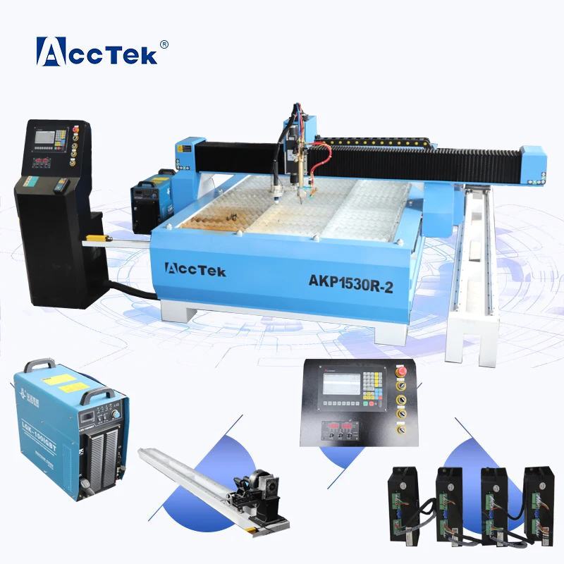 

63A 100A 120A 160A 200A Cutting Machine Plasma 1325 1530 Flame Cutting Machine CNC Plasma Cutting Drilling