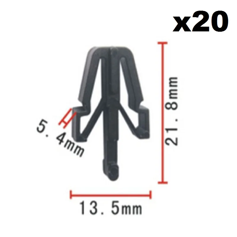 

20x Grille Retainer Clips Fit For Honda / GRILLE LOCK CLIPS RETAINER