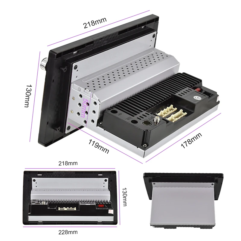 

ShunSihao Android 10.0 general car 8 inch radio dual USB touch screen stereo video MP5 video player GPS WiFi 1GB + 16GB