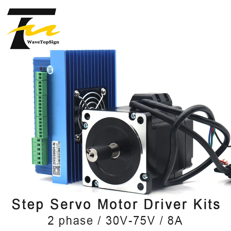 Nema34 двигатель замкнутого контура 8.5Nm 5A 86J18118EC 1000 + 2HSS86H 30 75VDC мотор драйвер|Драйвер