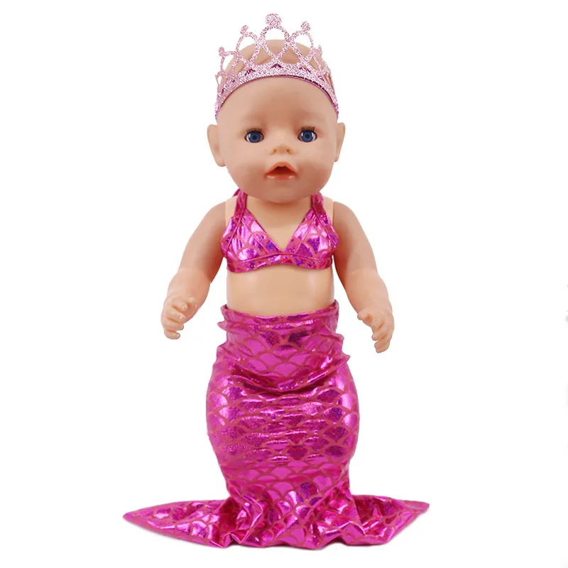 LUCKDOLL блестящий набор из 4 предметов с короной 18 дюймов американский 43 см