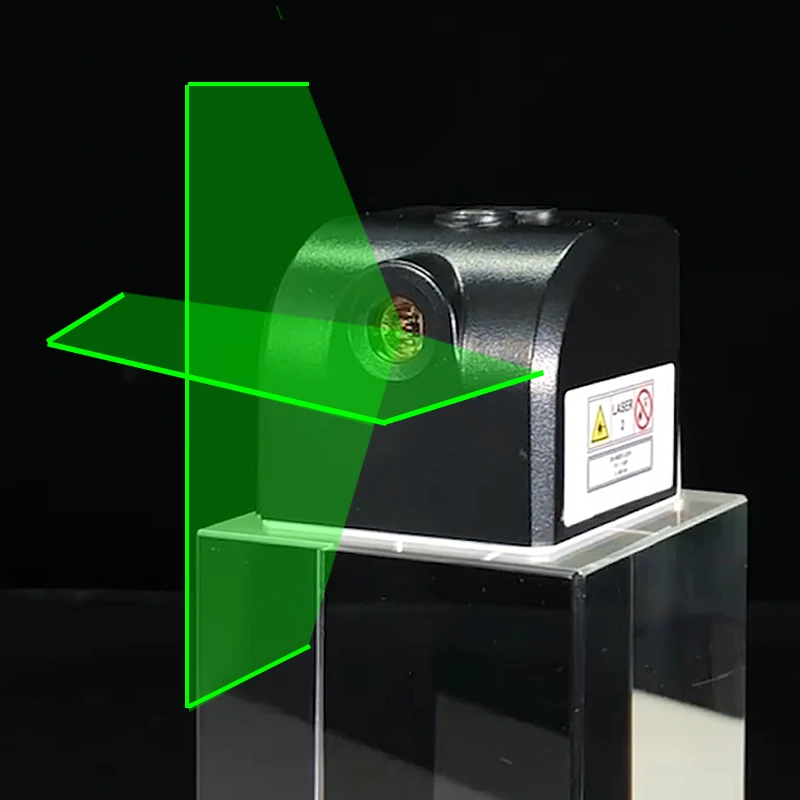 Лазерный уровень перезаряжаемый нивелир с магнитом 2 линии перекрестный зеленый