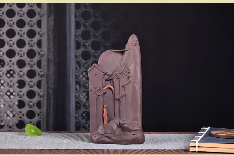 

Waterfall Incense Burner Plate Decorative Candle Essential Oil Incense Burner Mosquito Coil Holder Incensario Home Decor BI50IB