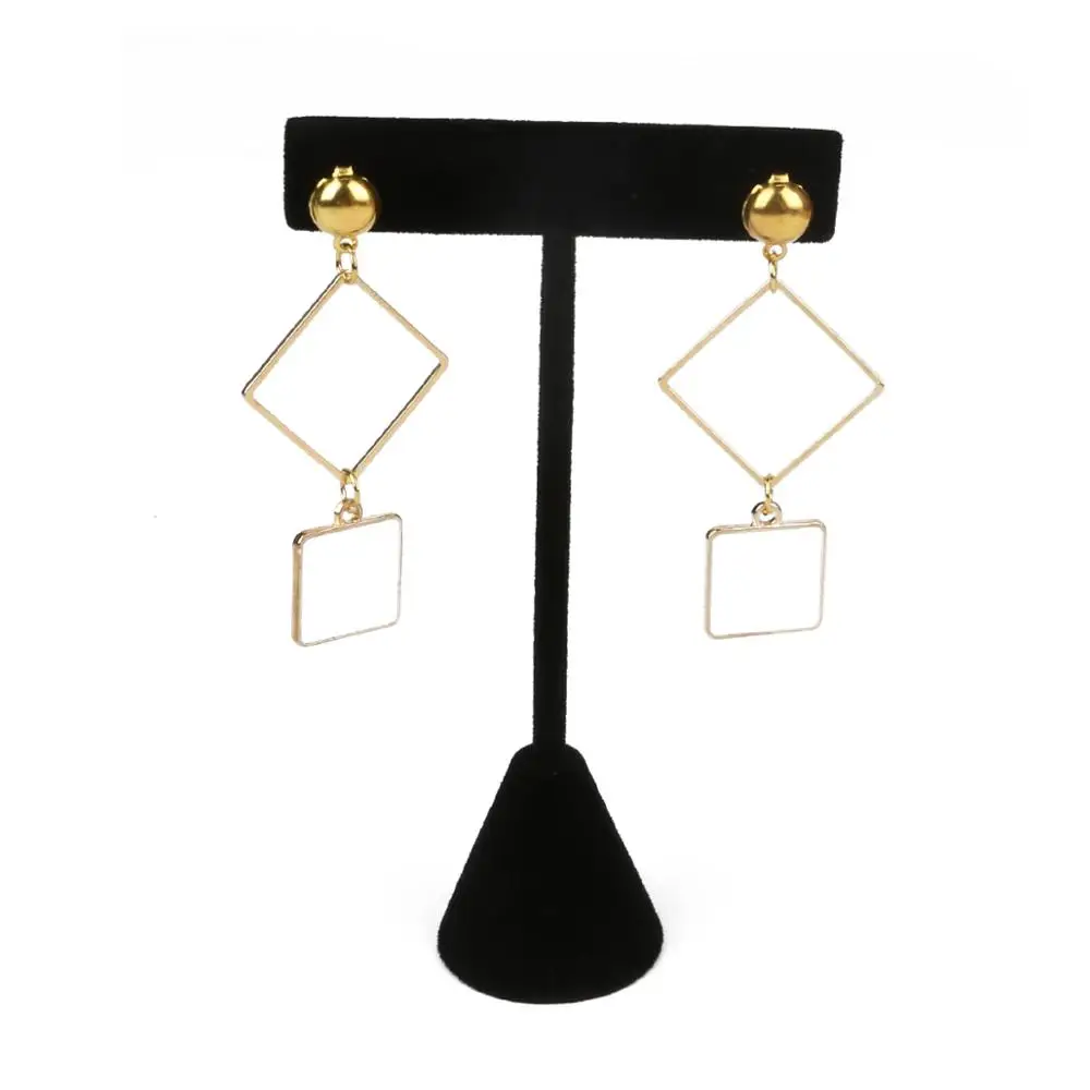 

2020 Geometric shape Rhombus Drop Oil Charms Pendants for Jewelry Making For DIY Bracelet Earrings Bracelet Accessories