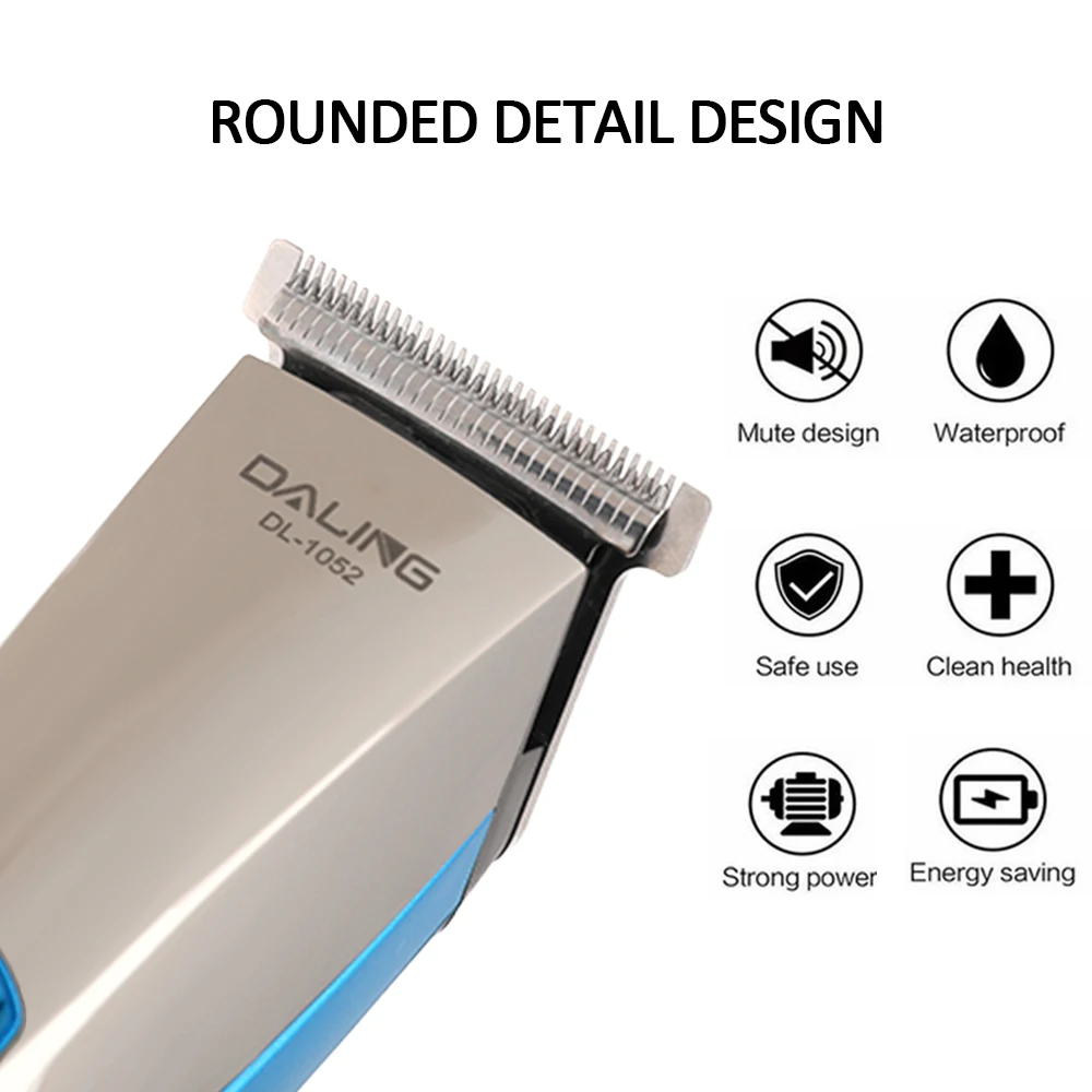 

Electric Hair Clipper Rechargeable Shaver Low Noise Waterproof Hair Trimmer Cordless Men's Hair Cutting Machine Beard Trimer