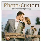 Фото на заказ алмазная живопись 5D DIY картина Стразы Алмазная вышивка 3D вышивка крестиком домашнее свадебное украшение