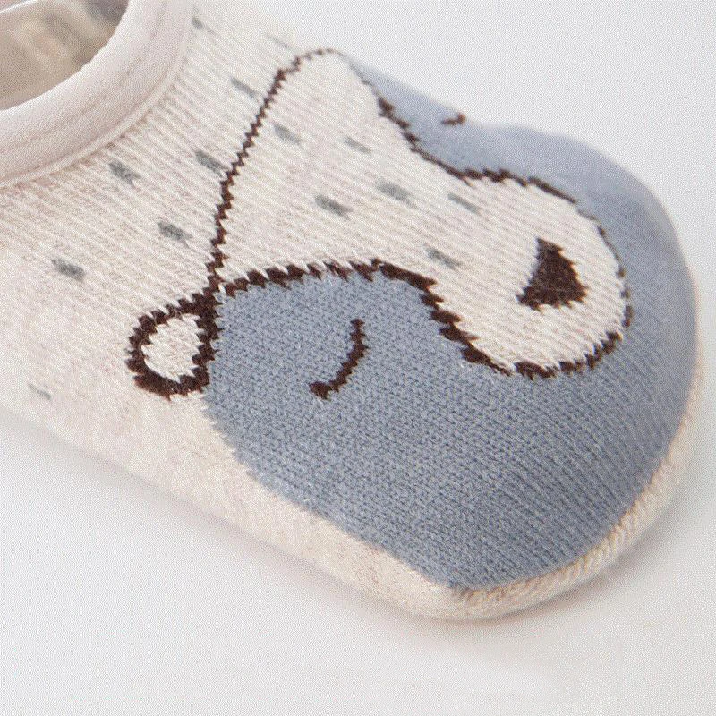 1 Pair 0-3Y Baby Boat Socks Cotton Toddler Floor Cute Cartoon Infant Anti-slip Girl Boy High Quality | Детская одежда и обувь