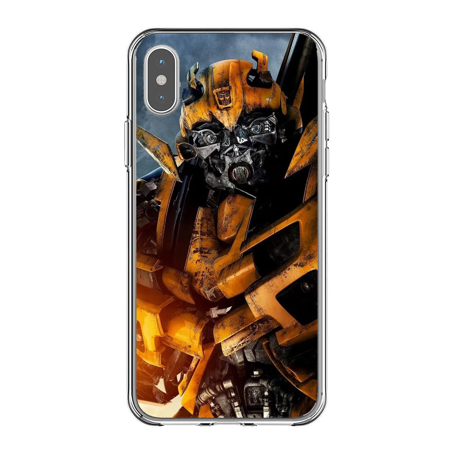 Симпатичные Трансформеры Bumblebee телефонные чехлы Чехол для iPhone X10 MAX 5s SE 6 6SPlus 7 8Plus
