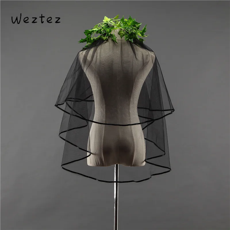 Wedding Veil Two Layer Bridal Accessories Short Simple With Comb TS003 | Свадьбы и торжества