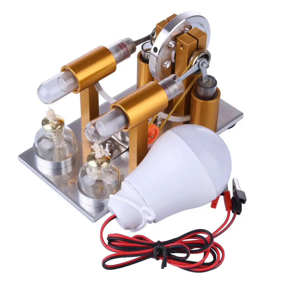 

MIni Stirling Engine Model Steam Physics Popular Science and Technology Making Small Invention Experimental Toys