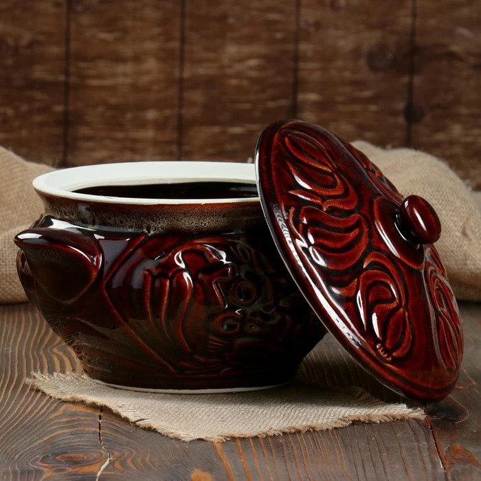 Горшок духовой &quotГорячий супчик&quot 3 5 л | Дом и сад