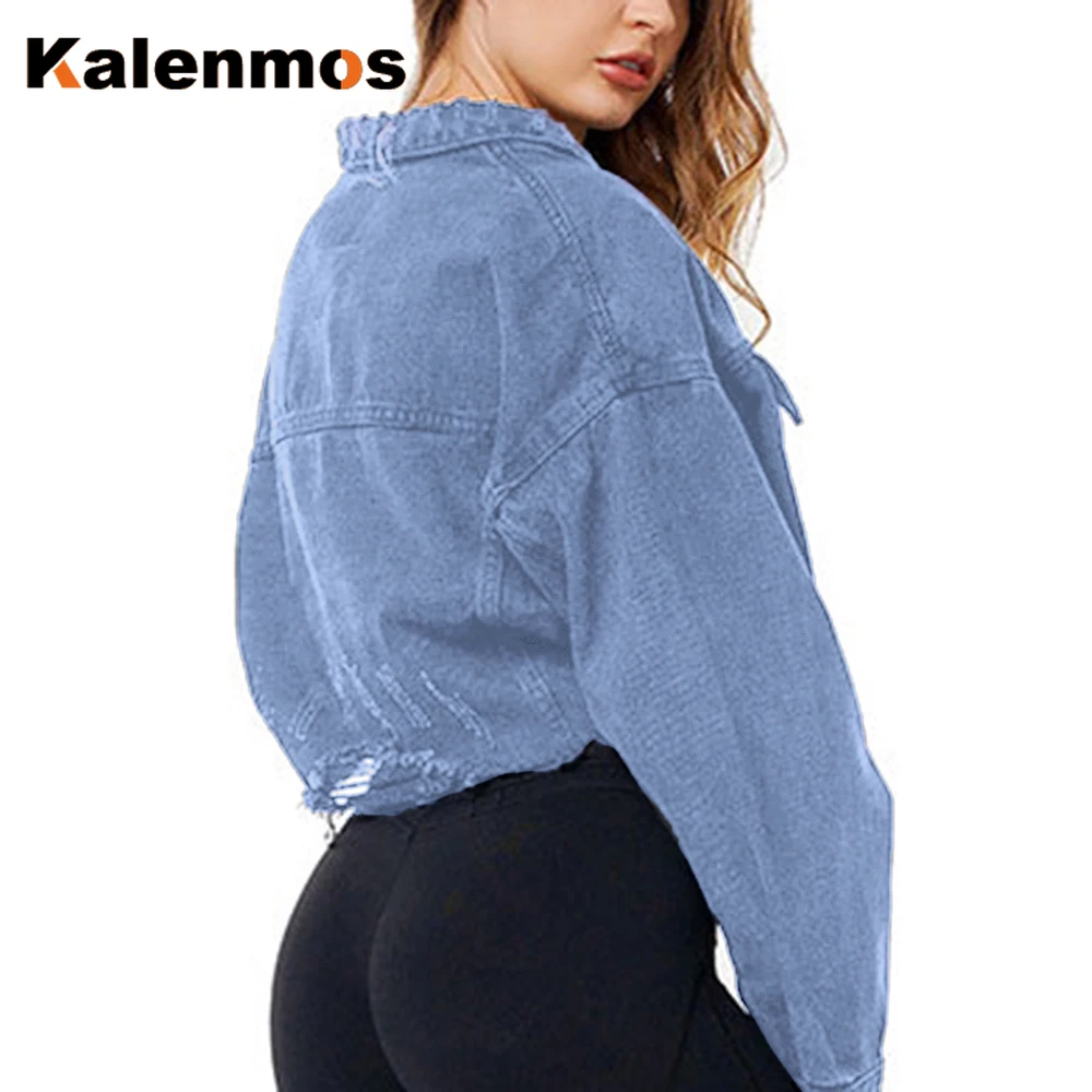 Женская джинсовая куртка осенне весенняя бомбер в готическом стиле|Женские